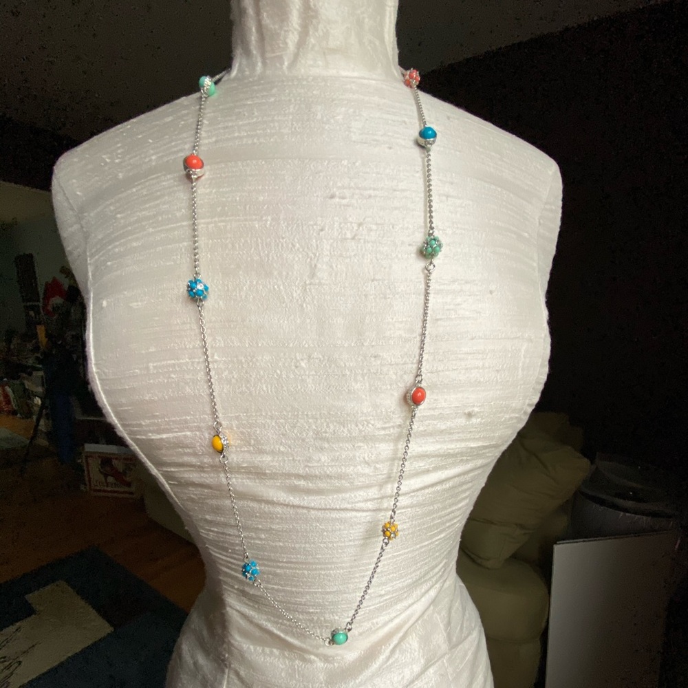 Lia Sophia confection long strand necklace